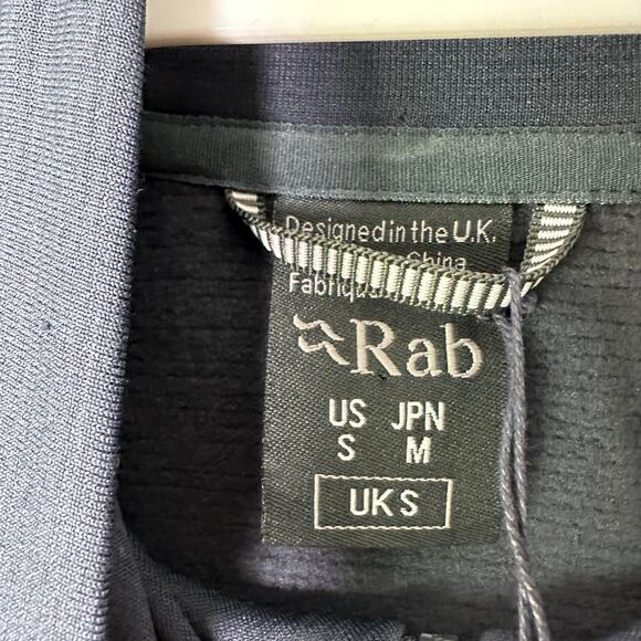 RAB Nexus Men's Small 1/2 Zip Wool Blend Steel‎ Gray Pullover Hiking Outdoor NWT - Picture 4 of 6